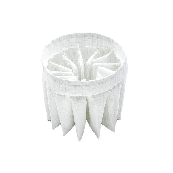 Delfin FI.0063.0000 Filter, D 500mm (19.6"), H 400mm (15.7"), 20 Pockets, Polyester Antistatic Star, Class M