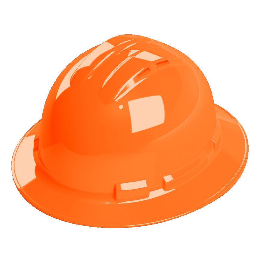 Cordova Safety H34R3V Pinlock, 4-Point, Vented, Duo Safety™, Hard Hat, Full Brim, Orange