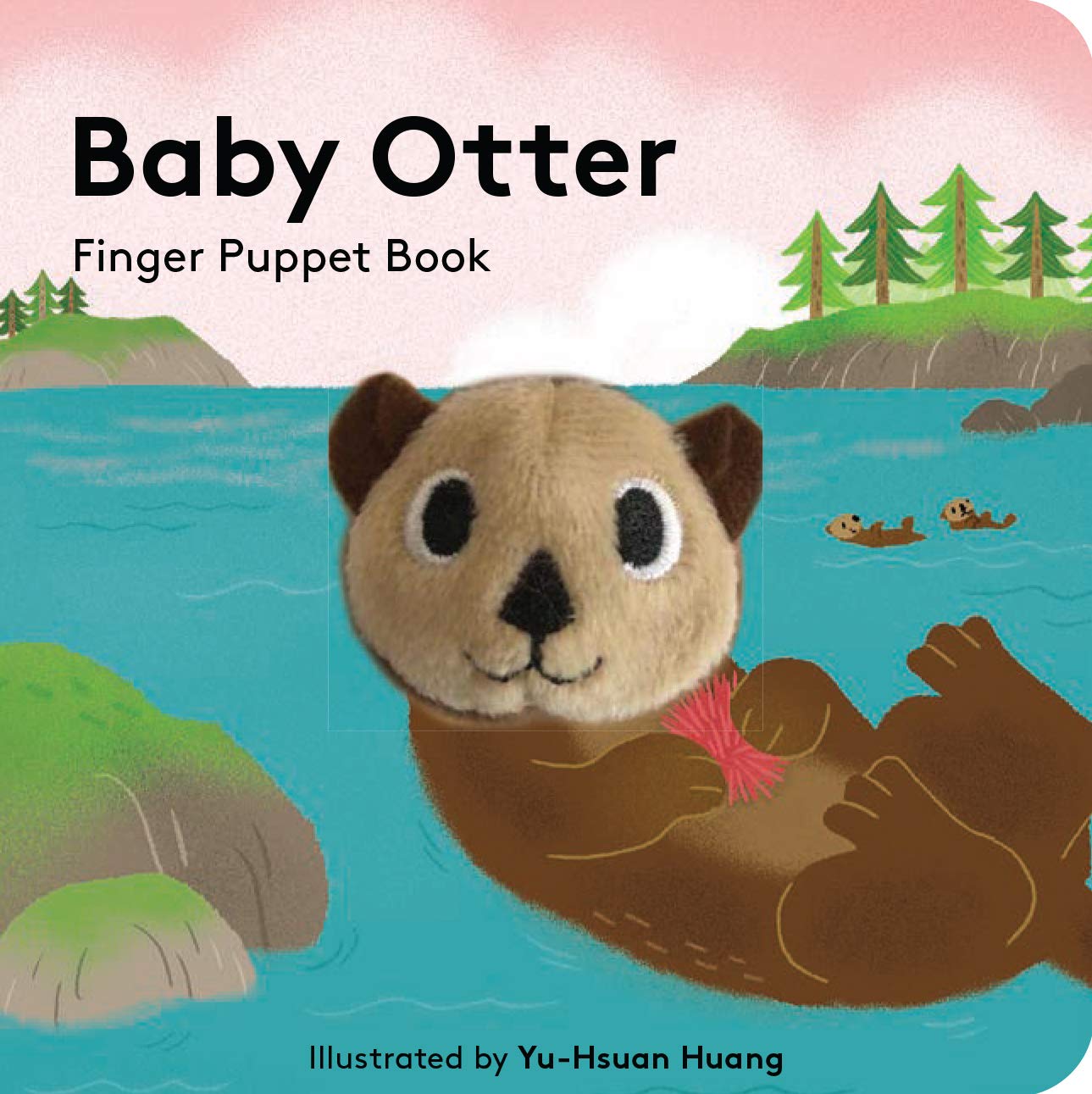 Paradise Clay HCB119 Baby Otter - Finger Puppet Book