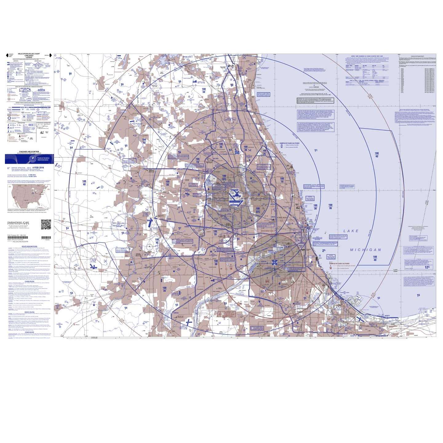 Paradise Clay FAAHELCHI FAA Chart: VFR Helicopter CHICAGO