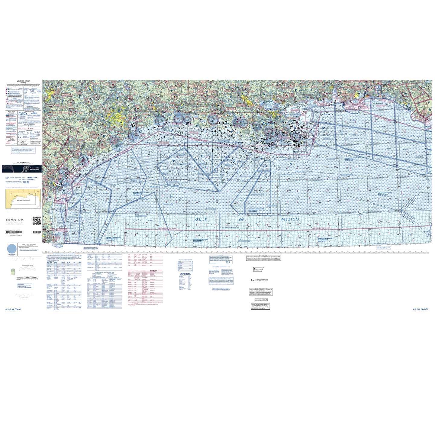 Paradise Clay FAAHELGC FAA Chart: U.S. GULF COAST VFR Aeronautical Chart
