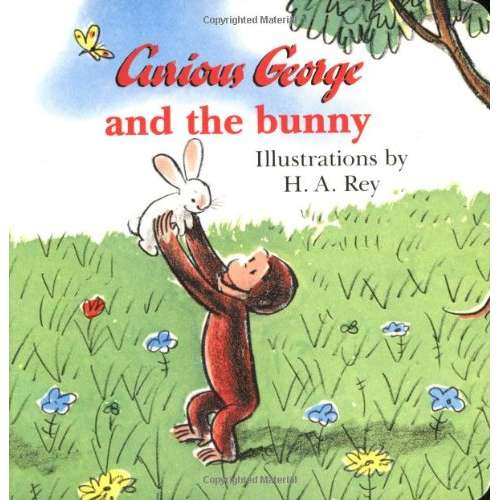 Paradise Clay HMC322 Curious George and the Bunny - Book