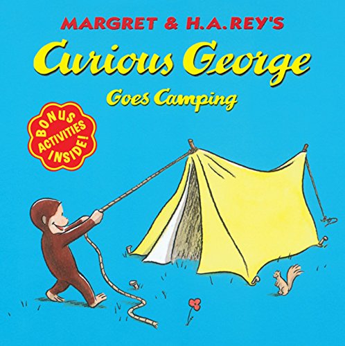 Paradise Clay HMC331 Curious George Goes Camping - Book