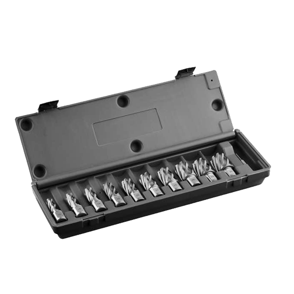 Euroboor HSS.KIT/10S-I1 Cutter Kit, Hss, Doc 1", Dmin 9/16", Dmax 1".