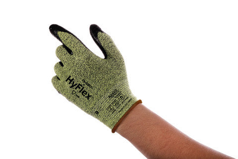 SOS Cleanroom Ansell HyFlex 11-550 Abrasion Resistant Nitrile Foam Coated Gloves