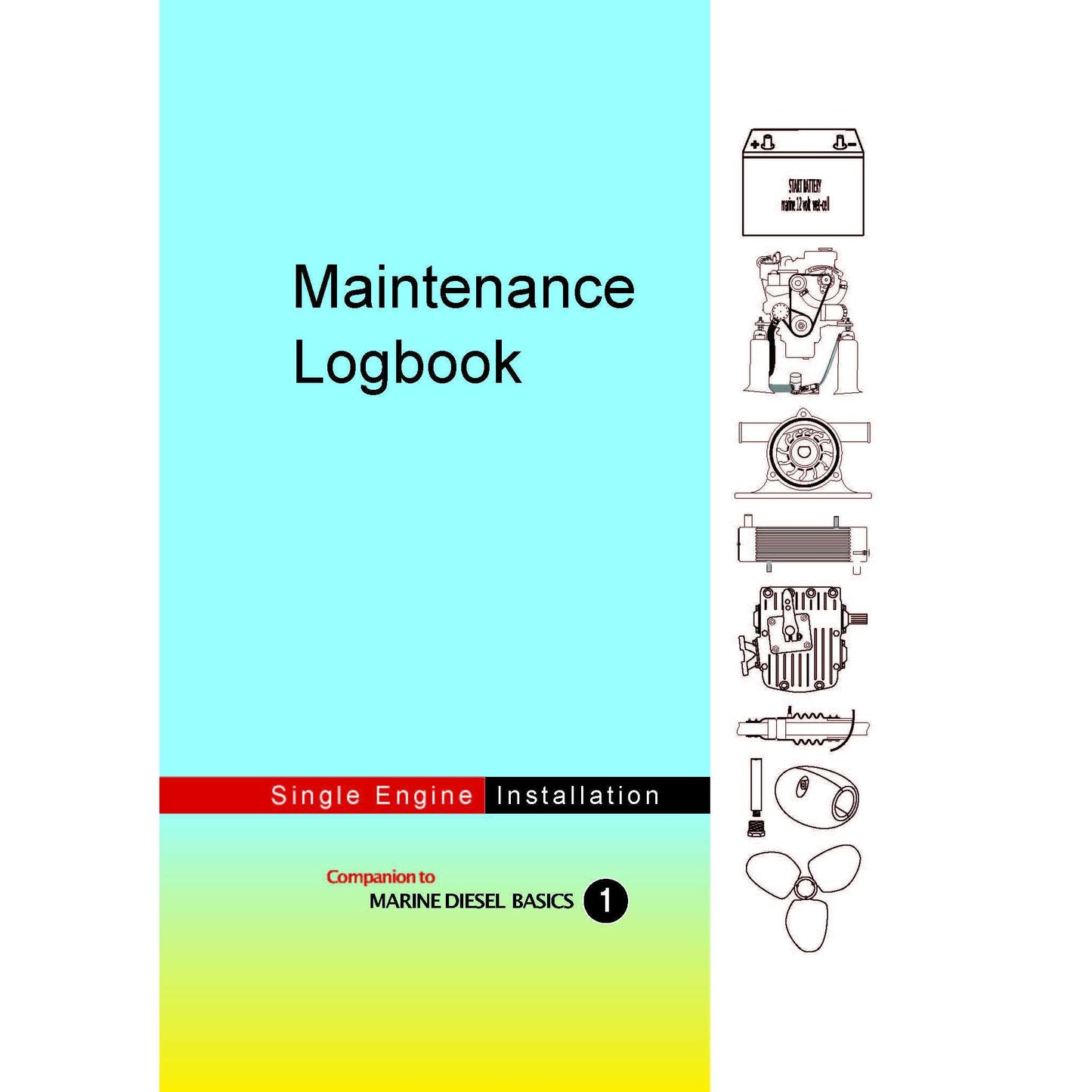 Paradise Clay IHP_DBP003 Maintenance Logbook - Single Engine Installations - Book