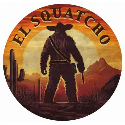 Paradise Clay IHS053 El Squatcho - Vinyl Sticker (1 STICKER)