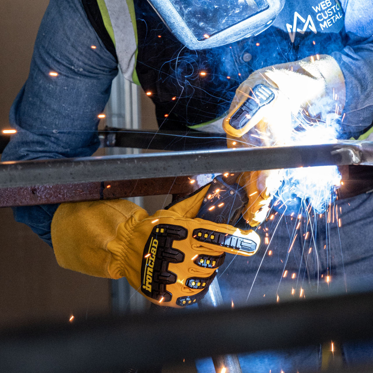 Ironclad ILD-IMPC3L 360° Cut Leather Metal Fabricator