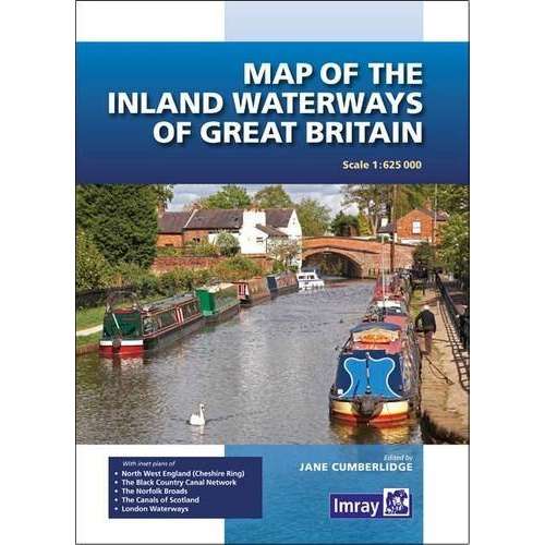 Paradise Clay IMR191 Map of the Inland Waterways of Great Britain