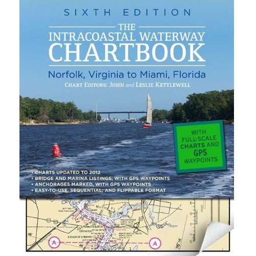 Paradise Clay INT451 Intracoastal Waterway CHARTBOOK, 6th edition: Norfolk to Miami - Book