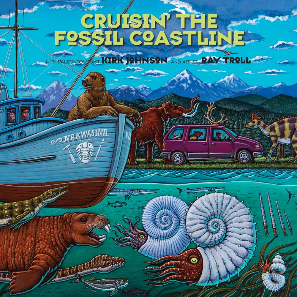Paradise Clay IPG080 Cruisin' the Fossil Coastline: The Travels of an Artist and a Scientist along the Shores of the Prehistoric Pacific - Book