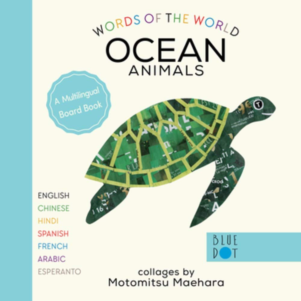 Paradise Clay IPS177 Words of the World Series: Ocean Animals (Multilingual) - Board Book
