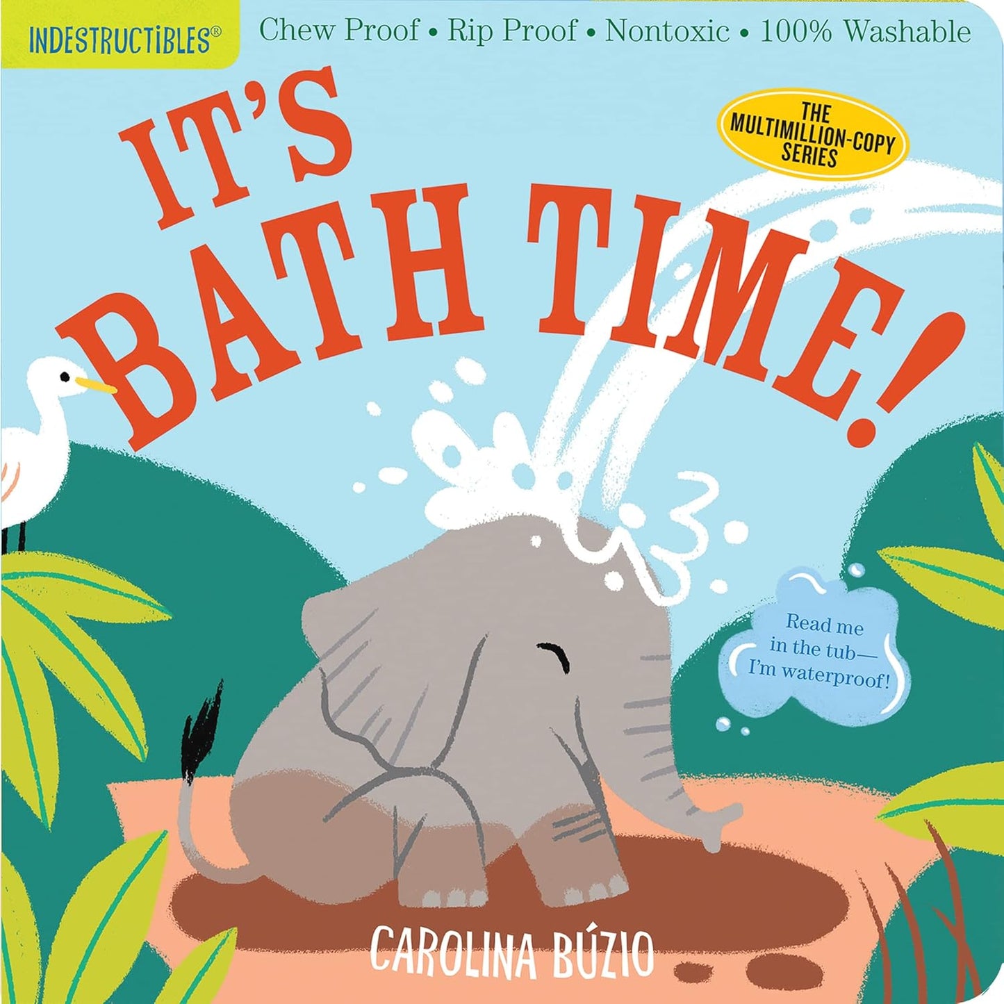 Paradise Clay WPC178 Indestructibles: It's Bath Time! - Book