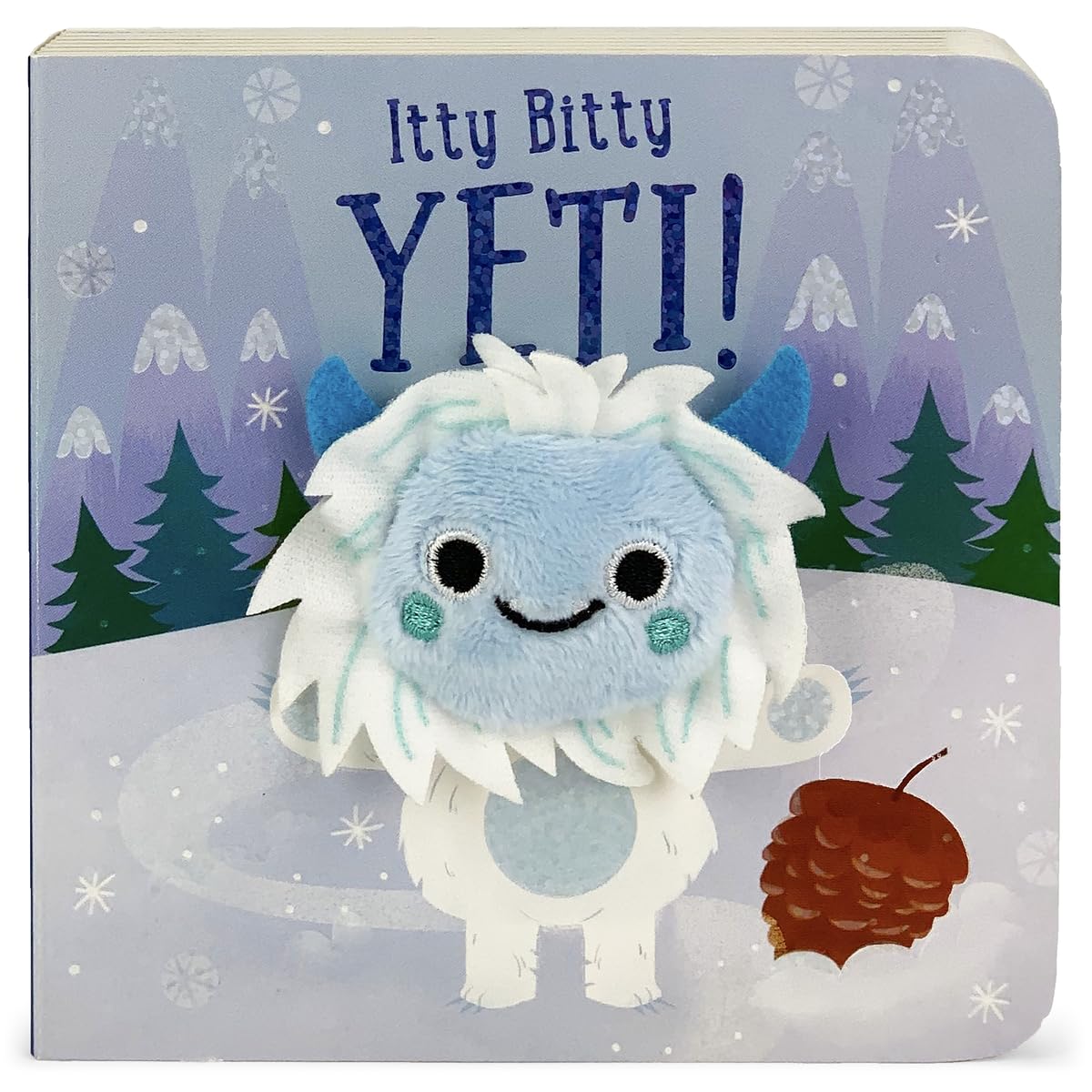 Paradise Clay CDP015 Itty Bitty Yeti - Finger Puppet Book