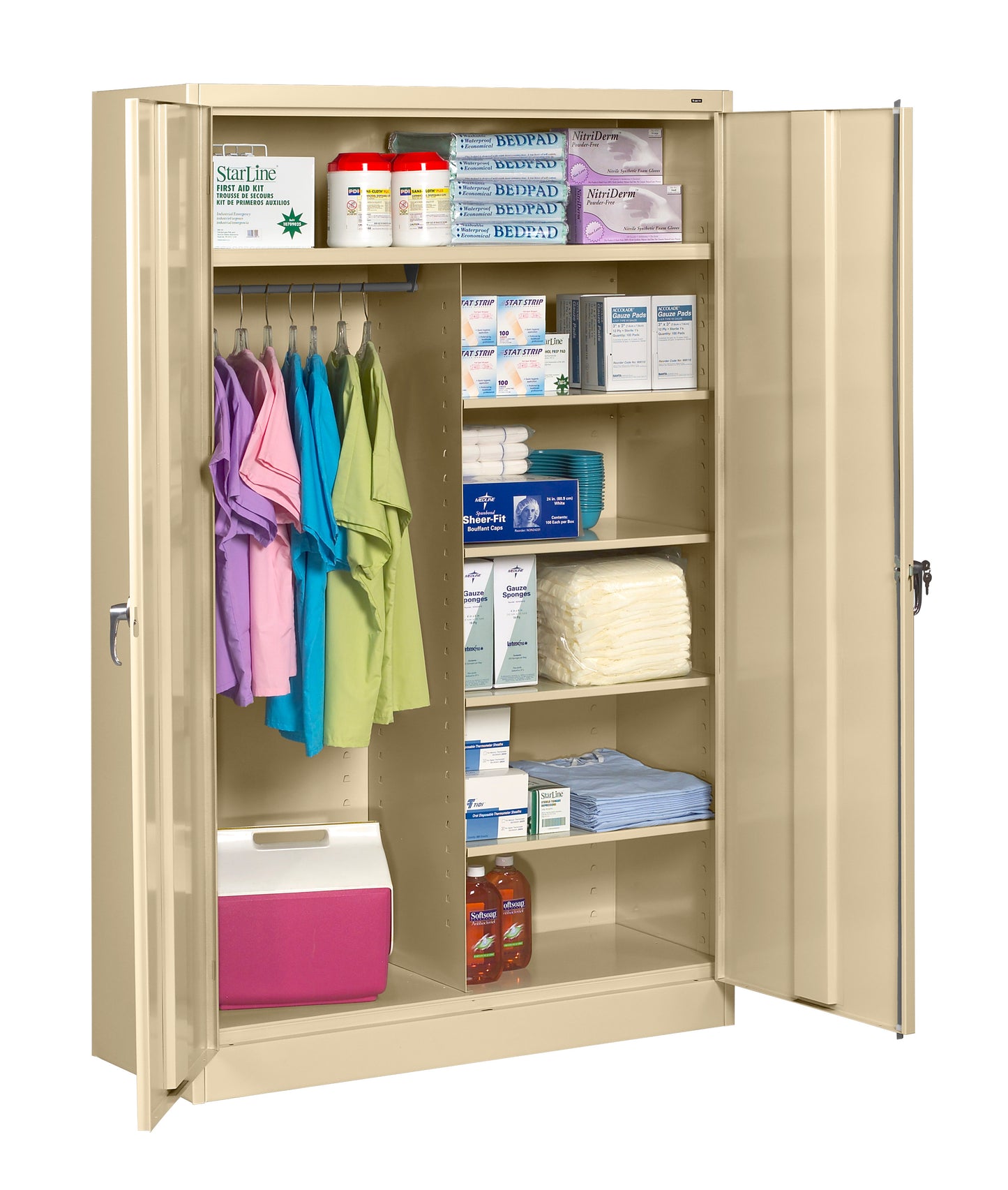 Tennsco J2478C-N Jumbo Combination Cabinet (Unassembled)