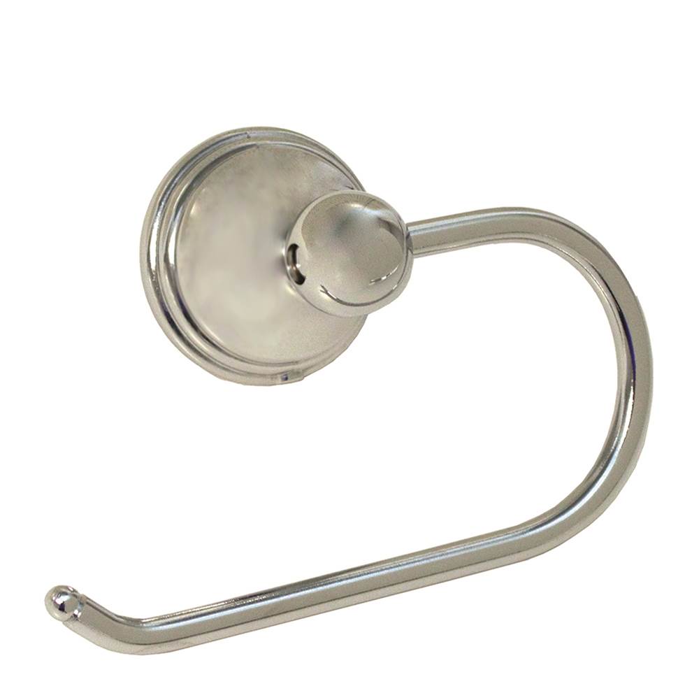 Jones Stephens 97302 Chrome Euro Toilet Paper Holder, Bell Style with Concealed Screw