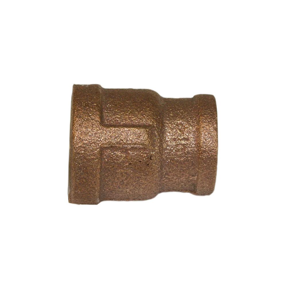 Jones Stephens B74161LF 2" x 1-1/2" Bronze Reducing Coupling