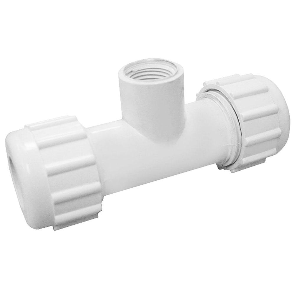 Jones Stephens C17100 1" PVC Compression Tee