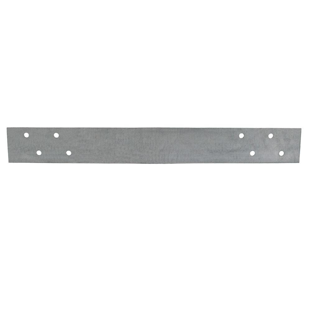 Jones Stephens F14012 1-1/2" x 12" Galvanized Steel Standard F.H.A. Strap with 4 Offset Holes, 14 Gauge, Box of 50