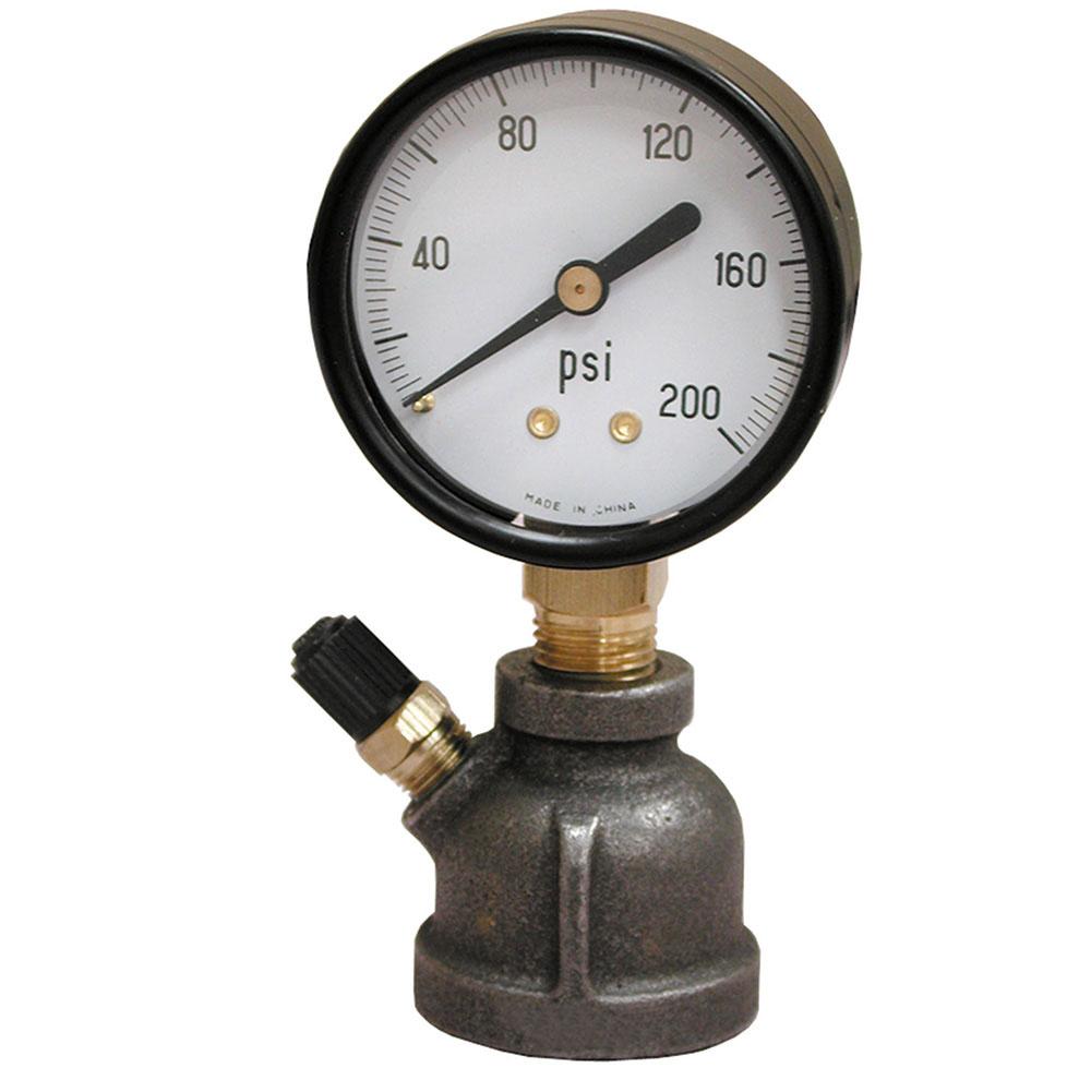Jones Stephens G66015 2" 15 psi Gas Test Gauge Assembly, Bell Style with 3/4" Connection