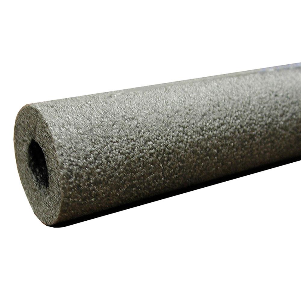 Jones Stephens I55178 2" ID (1-1/2" IPS) Semi-Slit Black Polyethylene Foam Pipe Insulation, 1" Wall Thickness, 54 ft. per Carton