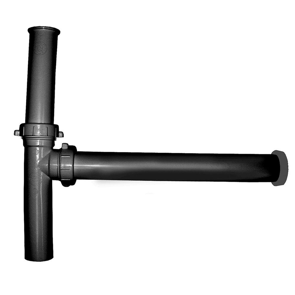 Jones Stephens P39033 1-1/2" x 16" Black Plastic Direct Connection Disposer Kit