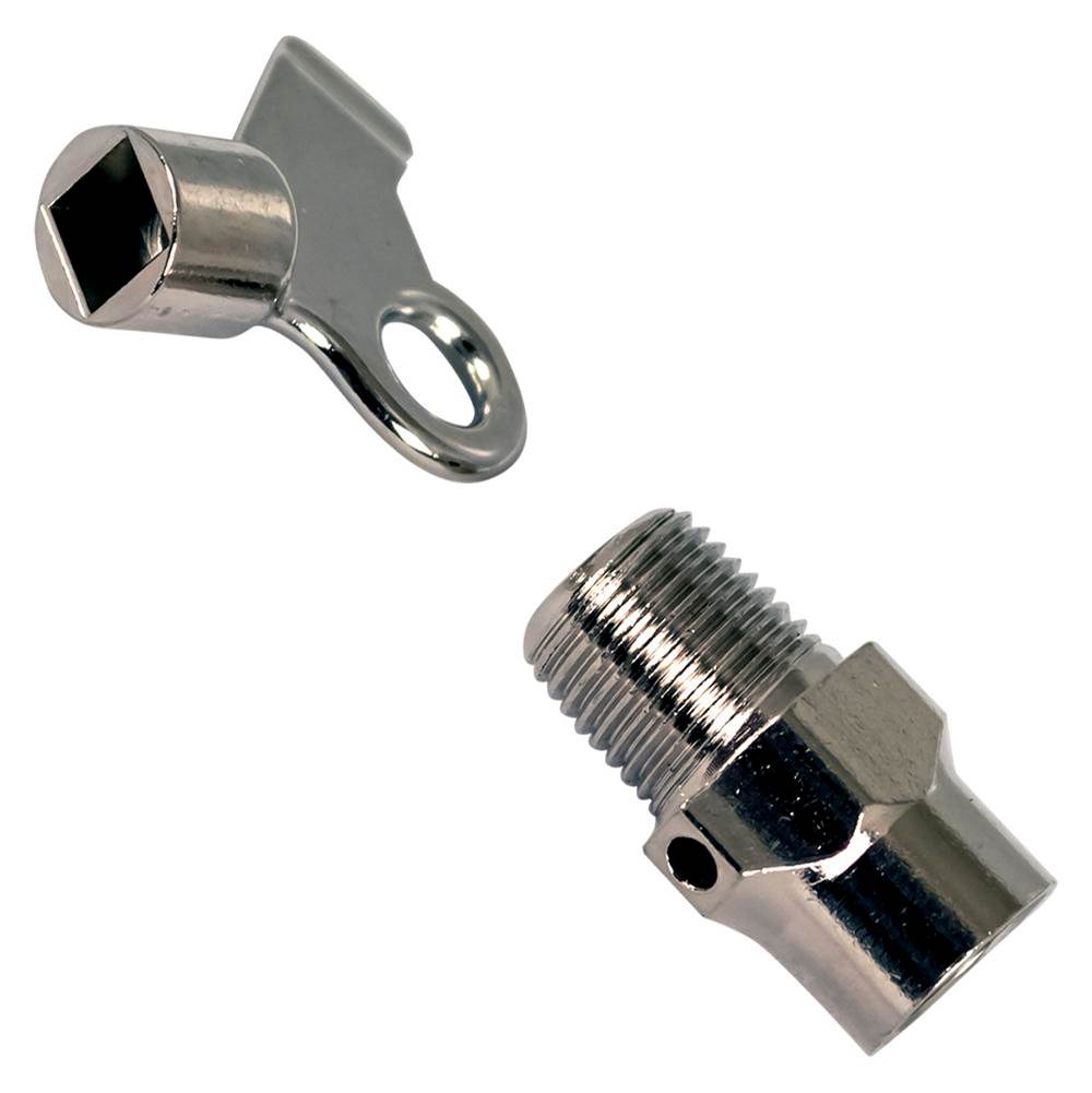 Jones Stephens R20001L Radiator Coin Air Valve and Key