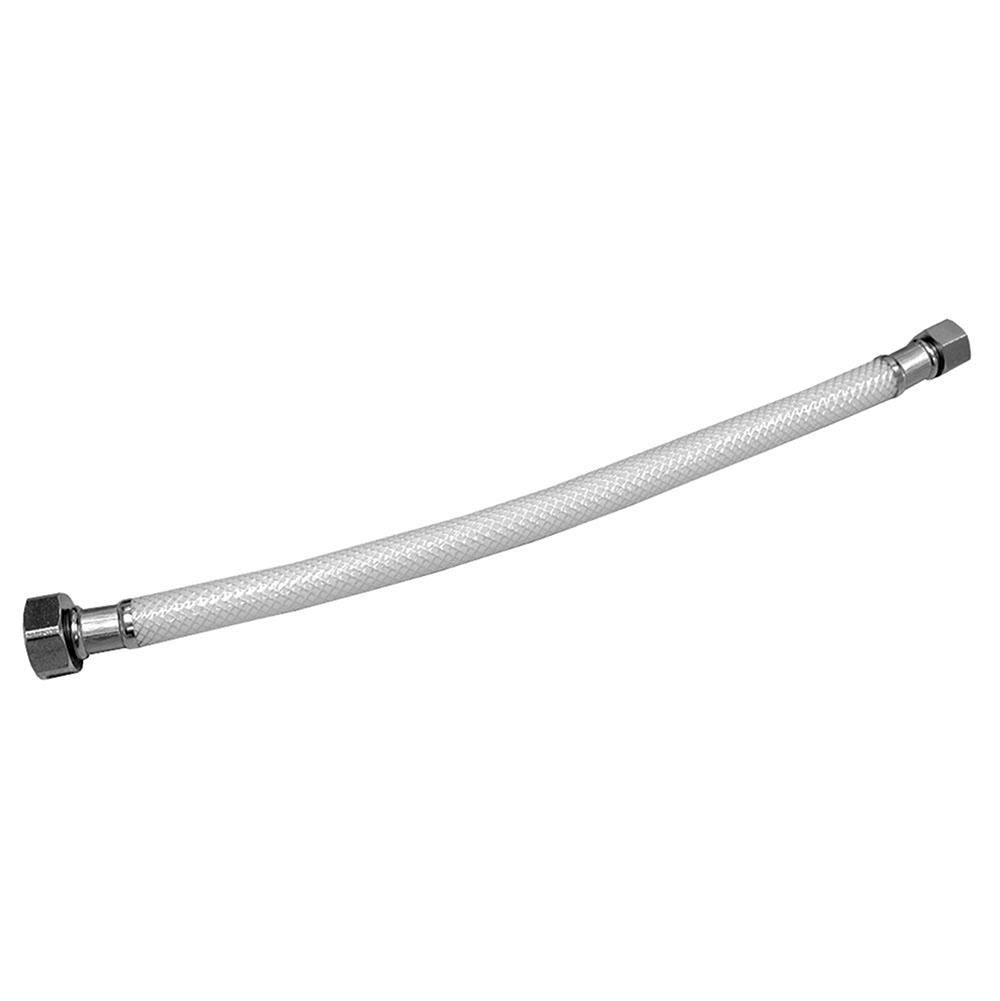Jones Stephens S04404 3/8" Compression x 1/2" FIP x 30” Vinyl Faucet Connector