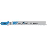 BOSCH POWER TOOLS T118A 3" 24Tpi Hss Bosch Shank Jigsaw Blade (5 EA)