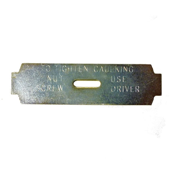 Jones Stephens D40006 Replacement Wrench Key for No Caulk Shower Stall Drain
