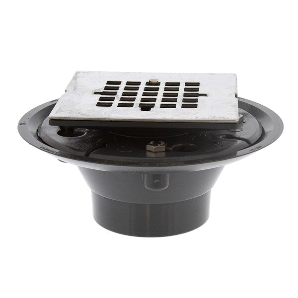 Jones Stephens D5087RB 2” PVC Spud with 4-1/4” Oil Rubbed Bronze Stamped Square Strainer