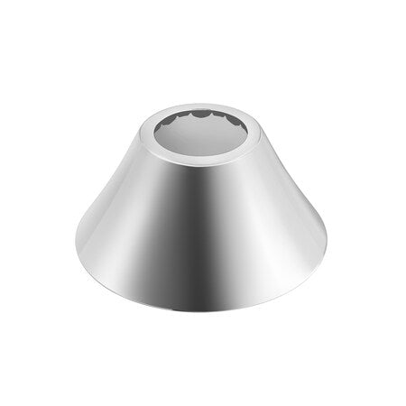 Jones Stephens E06050 1/2" IPS Chrome Plated Steel Bell Escutcheon, Bag of 25