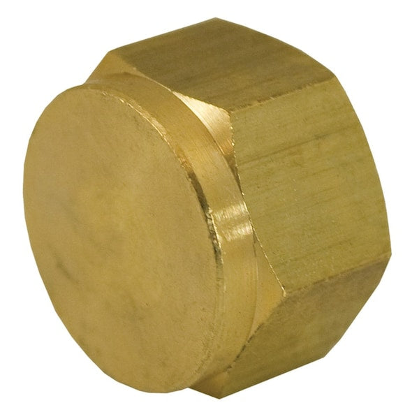 Jones Stephens P10084 1/4" Yellow Brass Cap