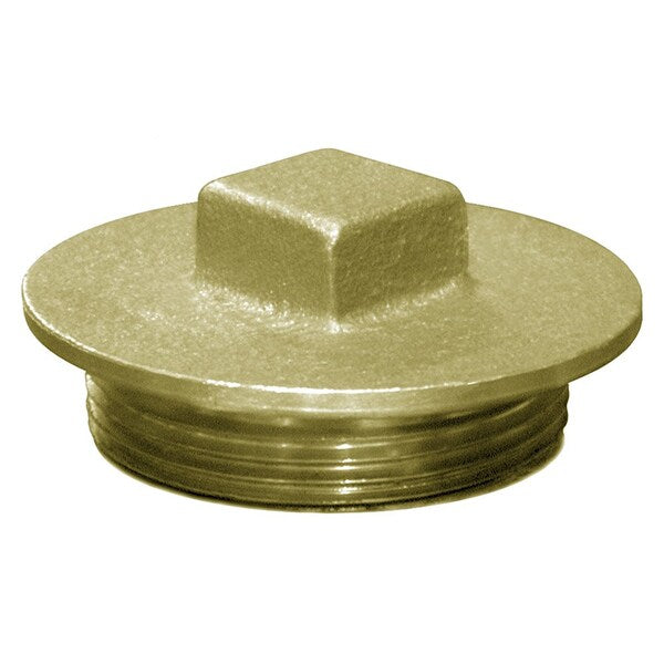 Jones Stephens P55150 1-1/2" New Orleans Code Brass Plug 1-13/16" OD