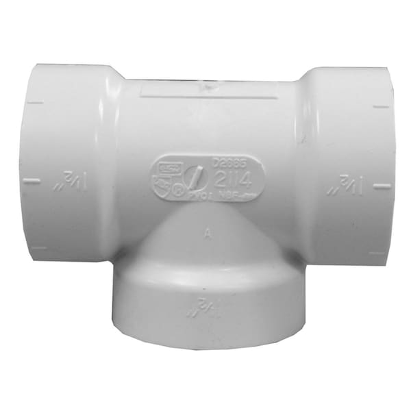 Jones Stephens PCT421 2" PVC Cleanout Test Tee