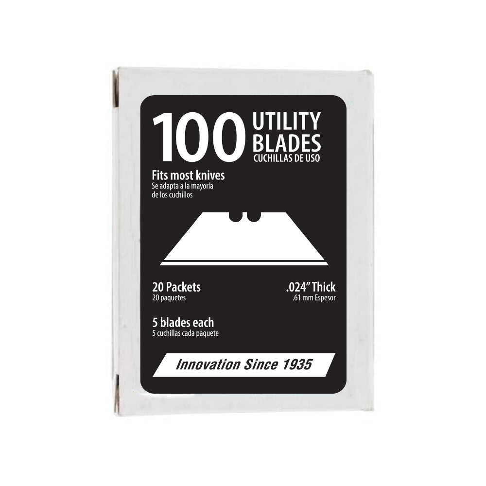 Allway KB92 2-Notch Utility Blades, 100-Pack