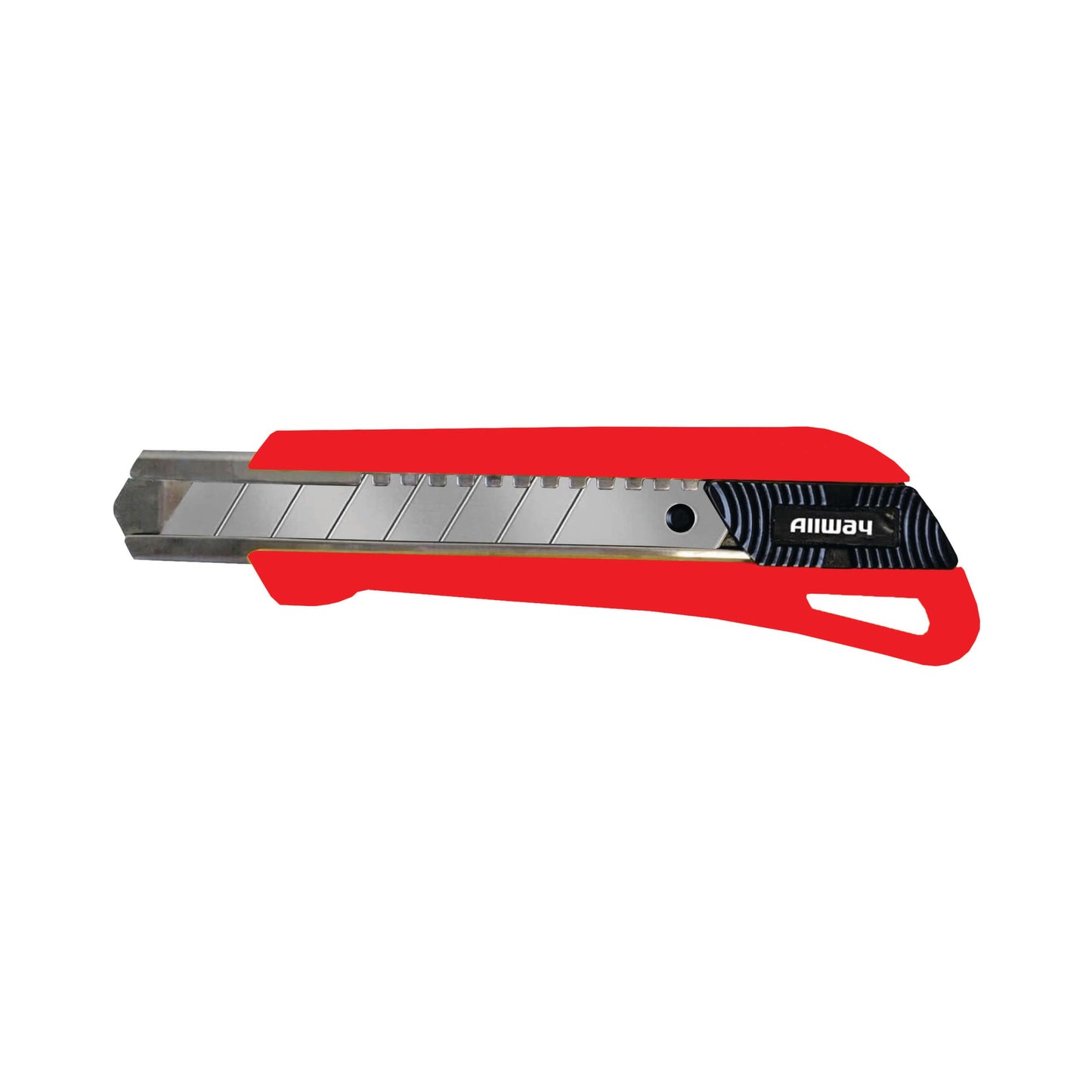 Allway KS7 18mm Snap-Off Knife, 3 Blades
