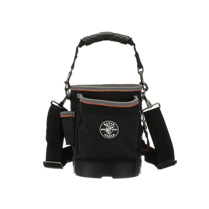 Klein Tools 55419SP-14 Tool Bag, Tradesman Pro Shoulder Pouch, 14 Pockets, 10-Inch