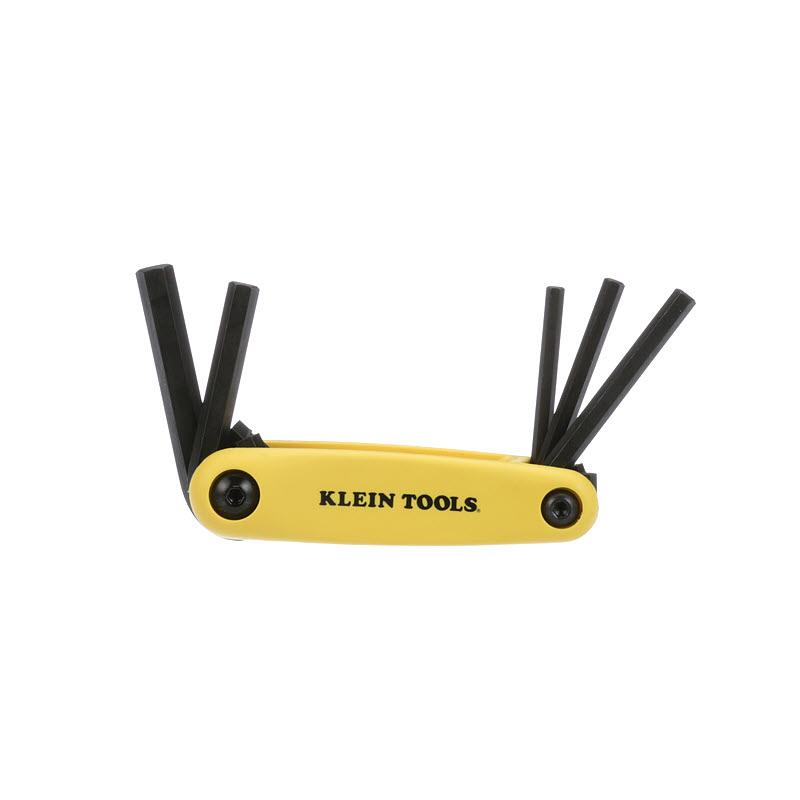 Klein Tools 70570 Grip-It® Hex Key Set, 5-Key, SAE Sizes