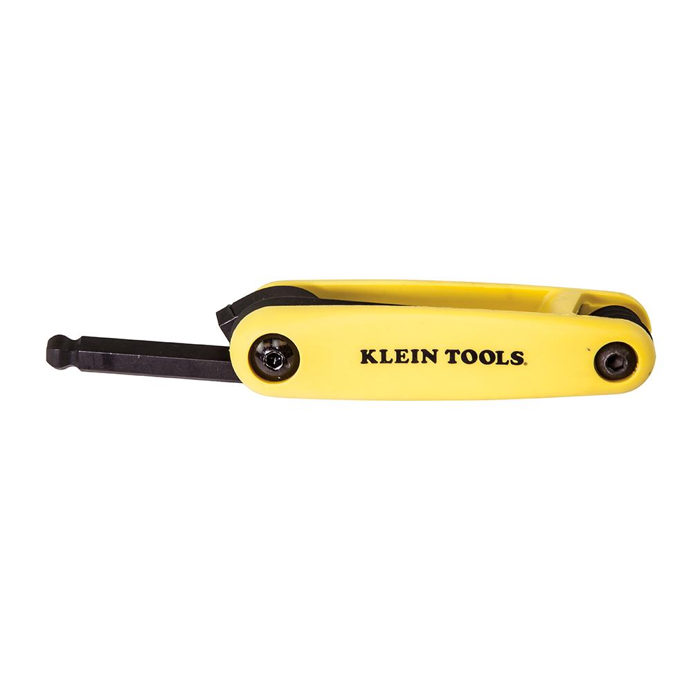 Klein Tools 70571 Grip-It® Ball End Hex Set, 5-Key, SAE Sizes