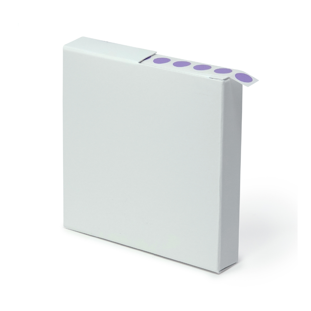 Globe Scientific LCR-95L Label Rolls Cryo 9.5mm Dots for 0.5-1.5mL Tubes Lavender