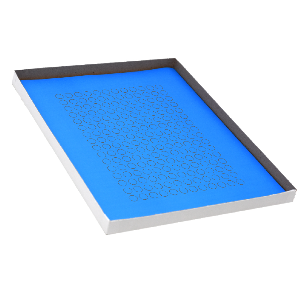 Globe Scientific LCS-D13B Label Sheets Cryo 13mm Dots for 1.5-2mL Tubes 20 Sheets 192 Labels per Sheet Blue