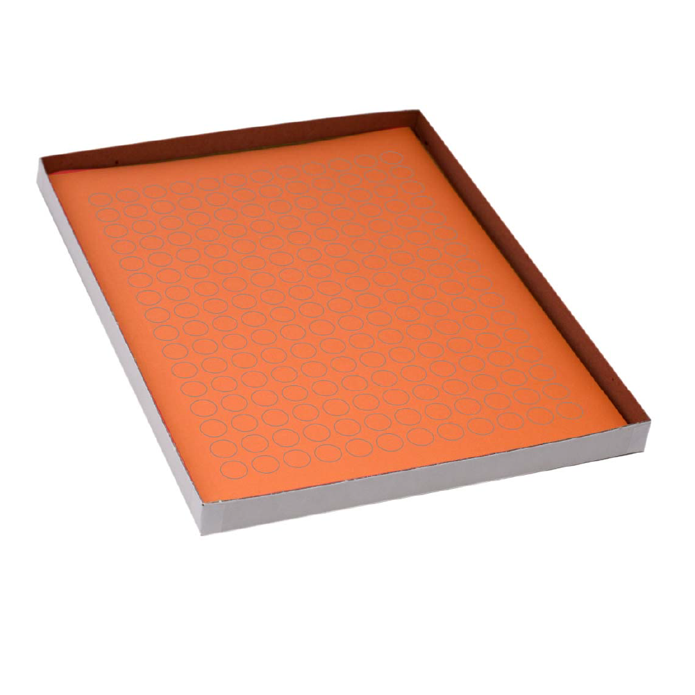 Globe Scientific LCS-D13N Label Sheets Cryo 13mm Dots for 1.5-2mL Tubes 20 Sheets 192 Labels per Sheet Orange