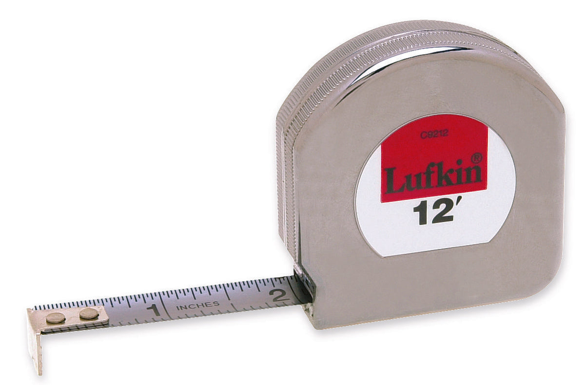 Lufkin C9212X 1/2" x 12' Mezurall® Chrome Clad® A6 Tape Measure