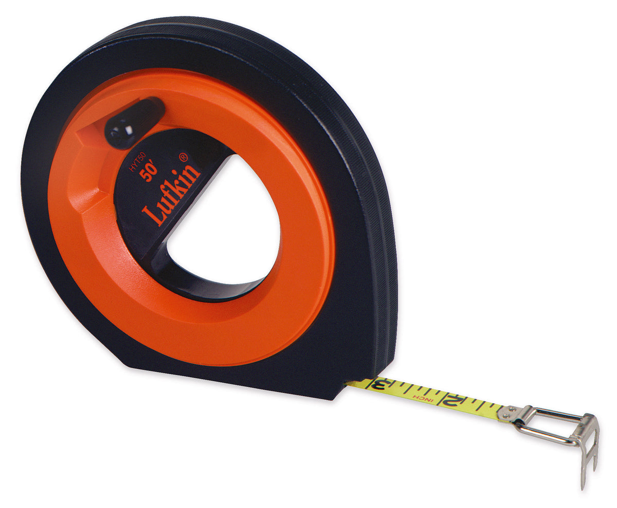 Lufkin HYT50 3/8" x 50' Speedwinder® Yellow Clad Long Steel Tape Measure