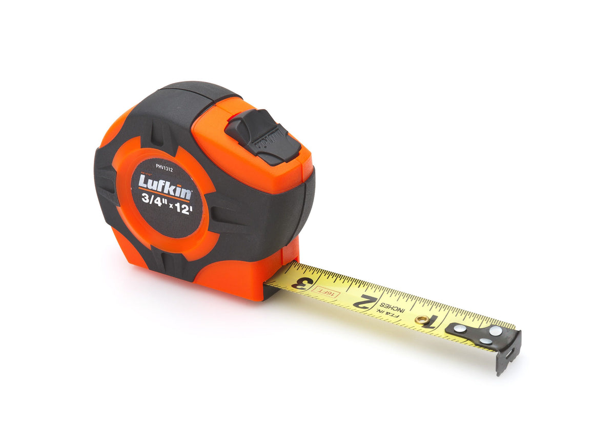 Lufkin PHV1312N 3/4" x 12' P1000 Series Yellow Clad A2 Blade Power Return Tape Measure