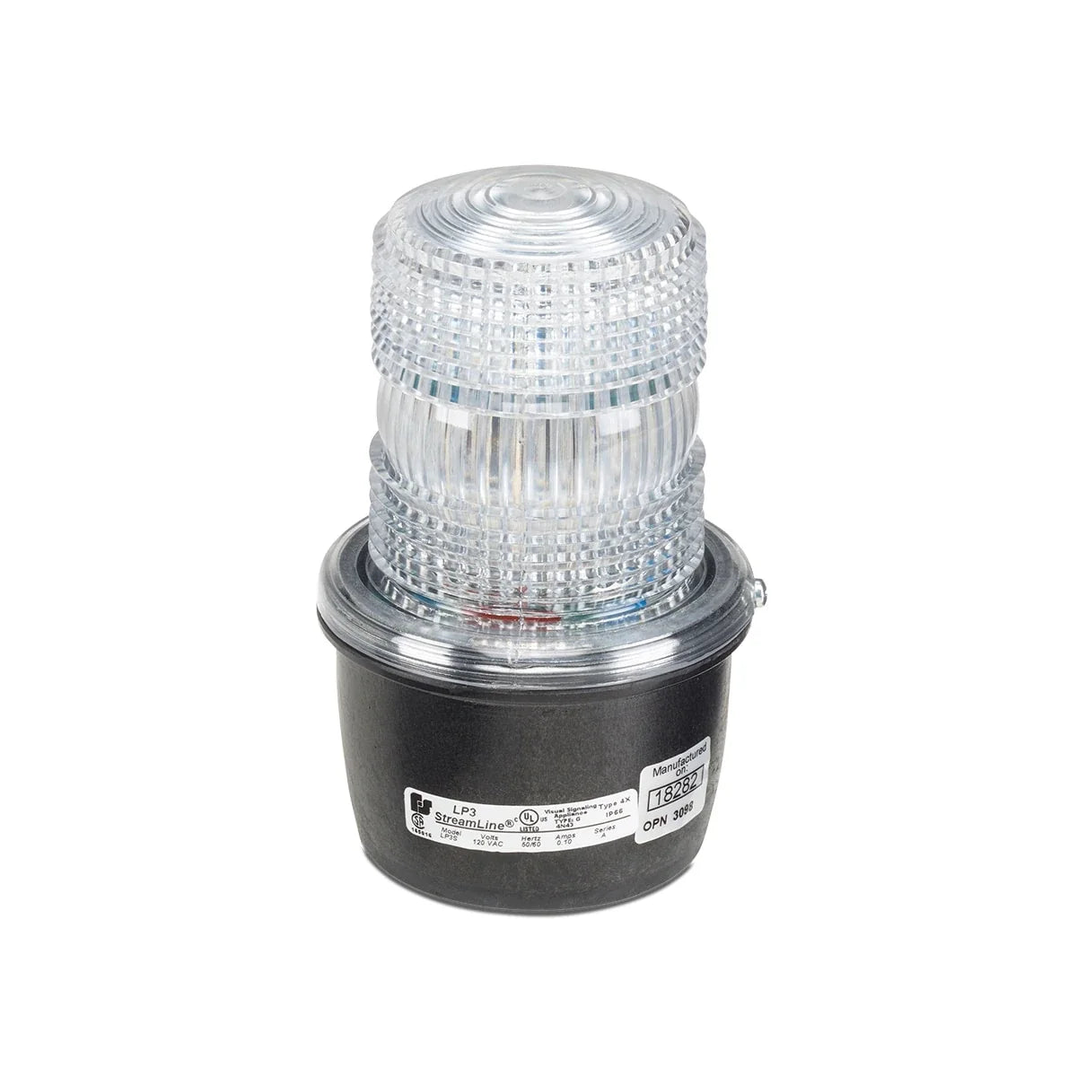 Federal Signal LP3S-120C StreamLine® Low Profile Strobe Lights, Clear