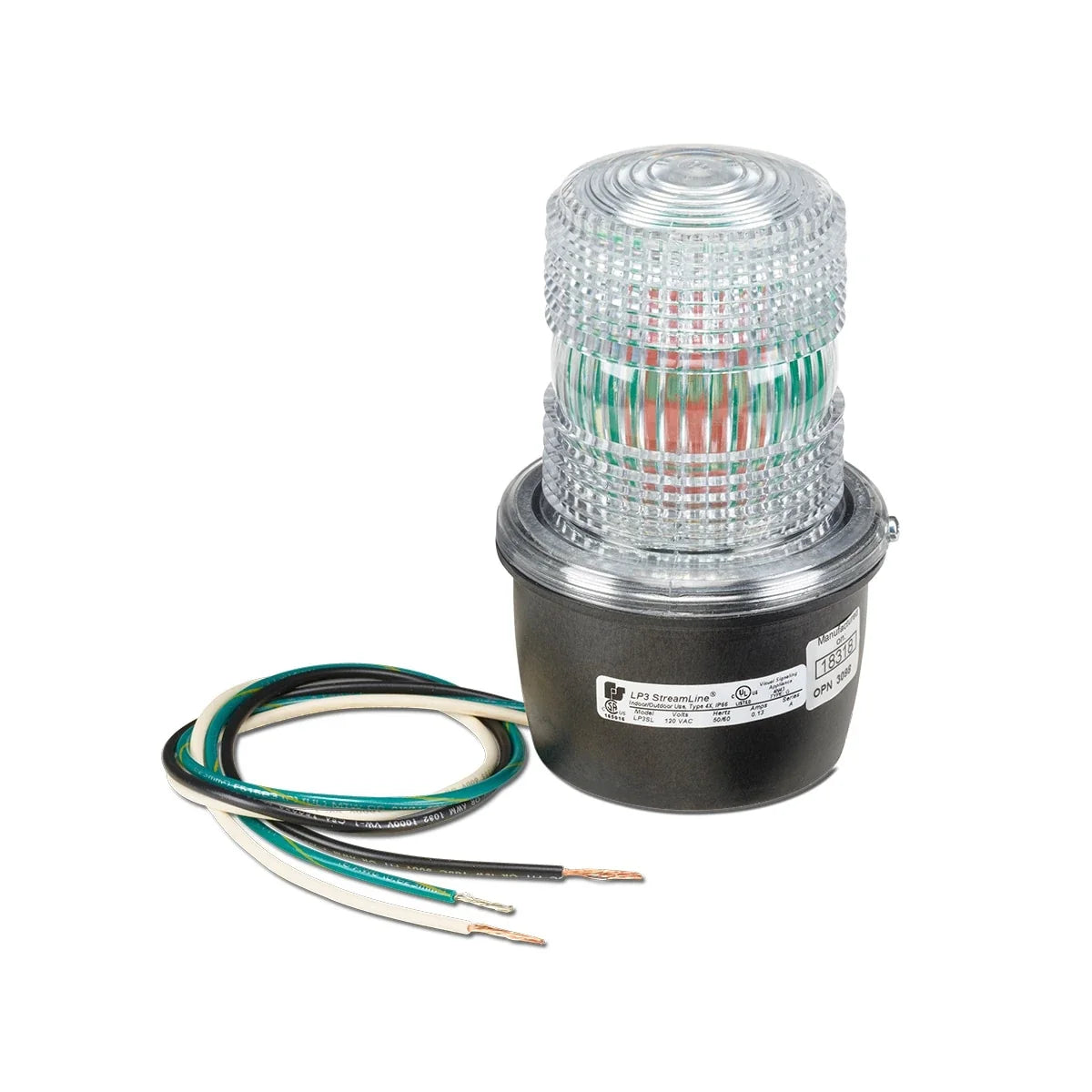 Federal Signal LP3SL-024C StreamLine® Low Profile LED Lights, Clear