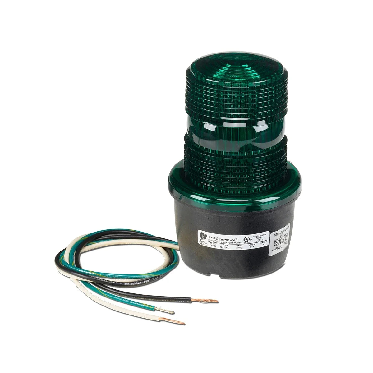 Federal Signal LP3SL-024G StreamLine® Low Profile LED Lights, Green