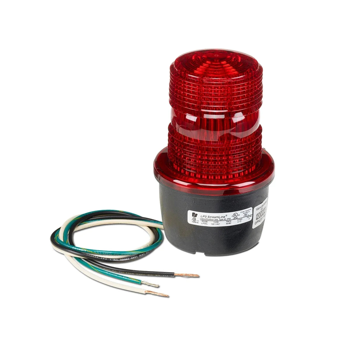 Federal Signal LP3SL-120R StreamLine® Low Profile LED Lights, Red